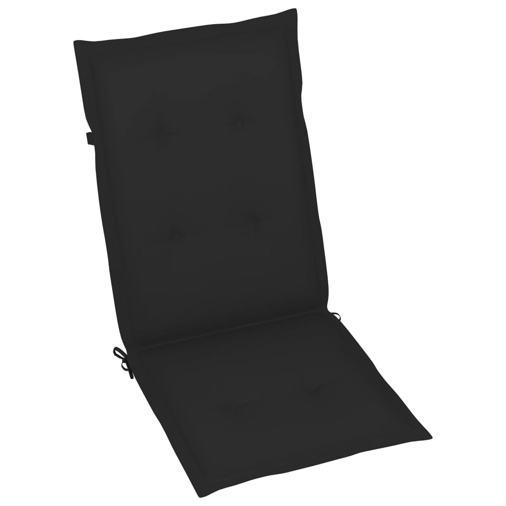 Tuinstoelen 6 st inklapbaar met kussens massief acaciahout