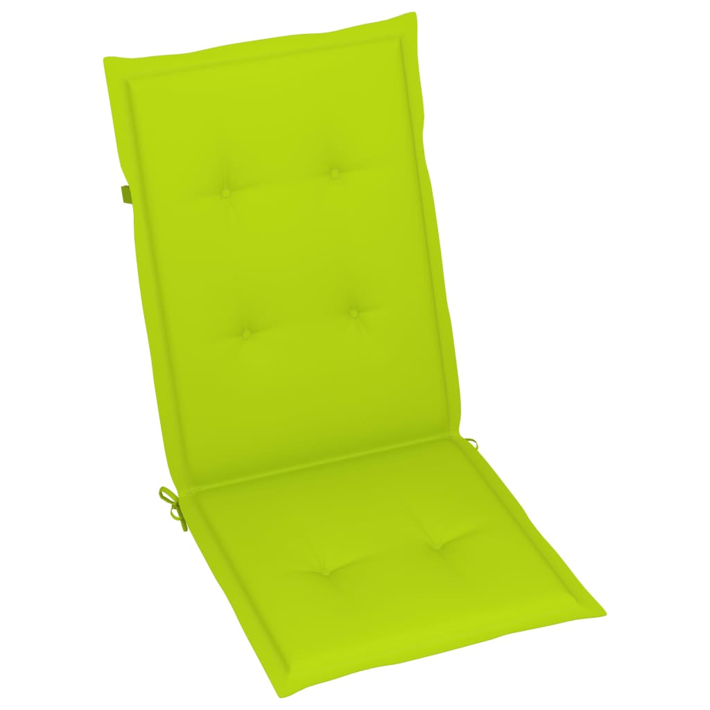Tuinstoelen 6 st inklapbaar met kussens massief acaciahout