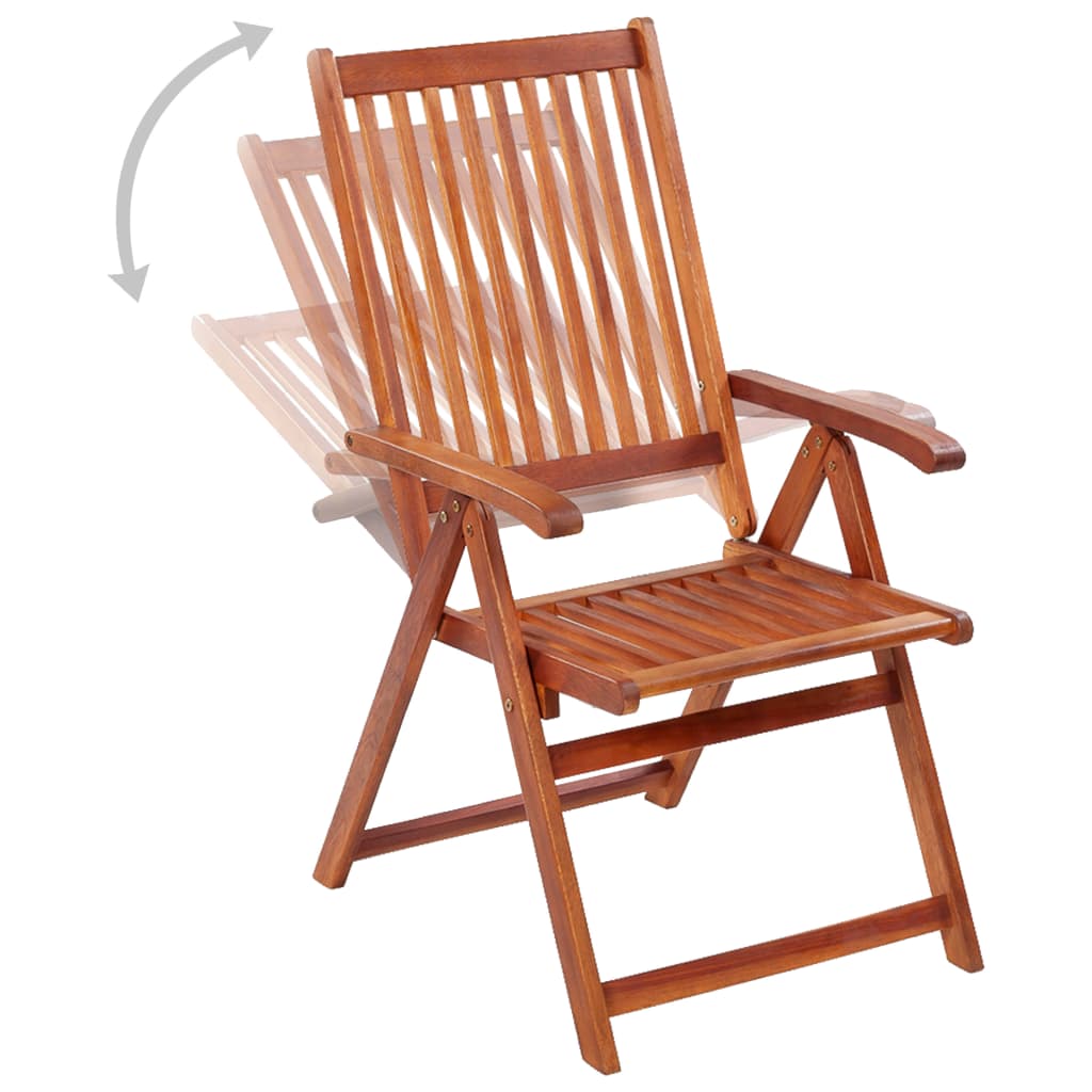 Tuinstoelen 6 st inklapbaar massief acaciahout
