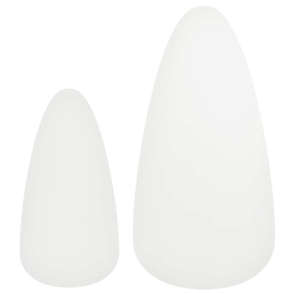 2-delige Salontafelset massief grenenhout wit